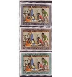 Sellos - Países - Juan XXIII - 371/73 - *** - Navidad 1962