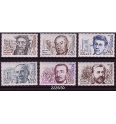 Sellos - Países - Francia - 1-Terrestre - 1982-1984 - 2225/30 - *** - Personajes celebres