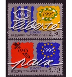Sellos - Países - Francia - 1-Terrestre - 1994-1996 - 2941/42 - *** - Europa 1995