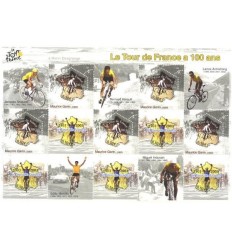 <div>Sellos - Pa&iacute;ses - Francia - 3-Hojas bloque - 2003-2004 - 59 - *** - Centenario del Tour de Francia. Sellos 3582/83</